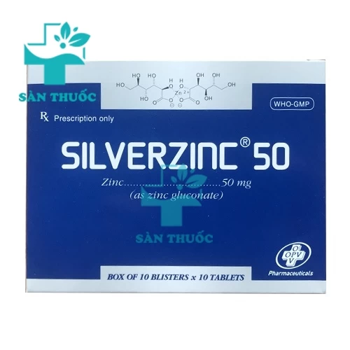 Silverzinc - Thuốc điều trị các bệnh do thiếu kẽm hiệu quả