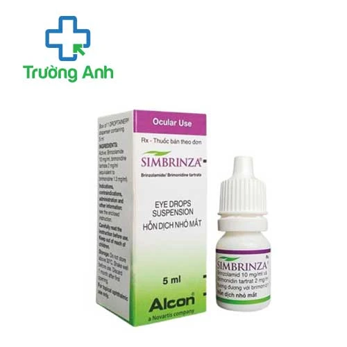 Simbrinza 5ml SA Alcon - Thuốc điều trị tăng nhãn áp hiệu quả