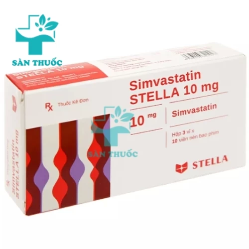 Simvastatin Stella 10mg- Thuốc điều trị tăng Cholesterol hiệu quả