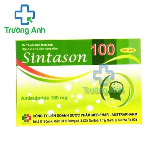 Sintason 100 Mebiphar-Austrapharm - Thuốc điều trị rối loạn về tâm thần và hành vi
