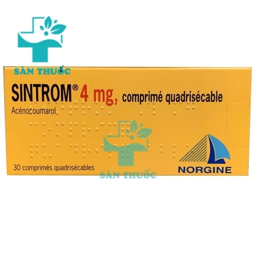 Sintrom 4mg - Thuốc điều trị các bệnh tim mạch hiệu quả