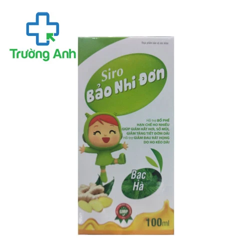 Siro Bảo Nhi Đơn Viheco - Hỗ trợ bổ phế, giảm ho