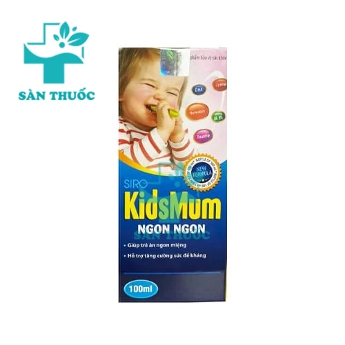 Siro Kidsmum Ngon Ngon Hoàng Liên - Hỗ trợ trẻ ăn ngon miệng