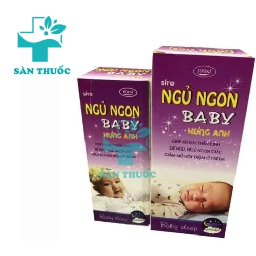 Siro Ngủ ngon Baby Hưng Anh 60ml TPP-France - Giúp trẻ ngủ ngon