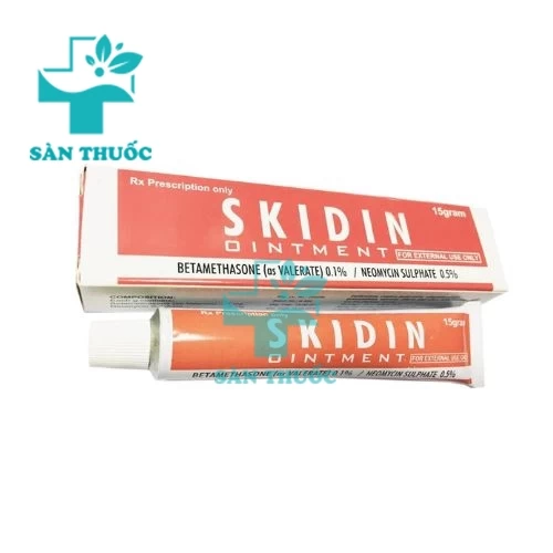 Skidin Ointment - Kem bôi da Betamethason, Neomycin hiệu quả
