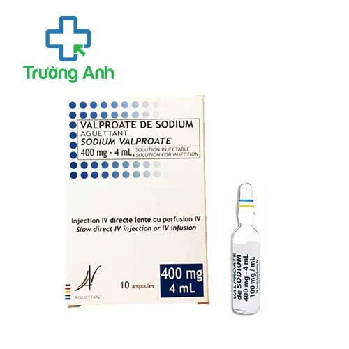 Sodium Valproate Aguettant 400mg/4ml - Thuốc điều trị động kinh