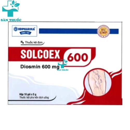Solcoex 600 - Diosmin 600mg HDPharma