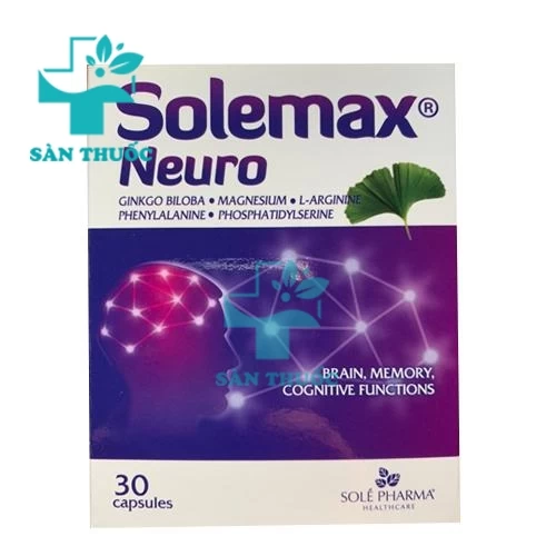 Solemax Neuro - Hỗ trợ tăng cường tuần hoàn máu não