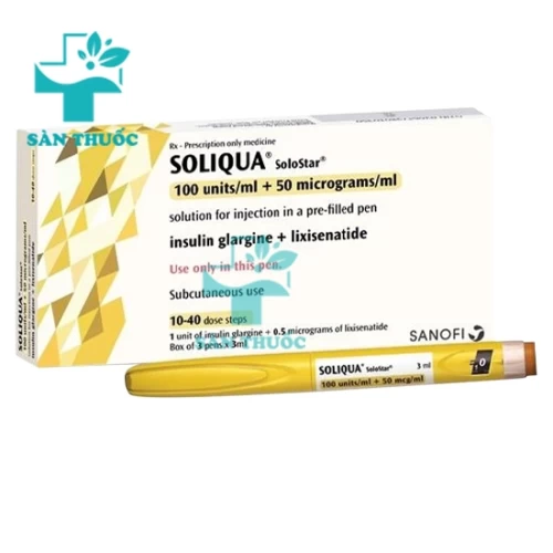 Soliqua Solostar Sanofi - Thuốc điều trỉ đái tháo đường của Đức