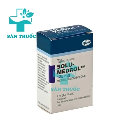 Solu-Medrol 125mg Pfizer - Thuốc chống viêm hiệu quả của Mỹ