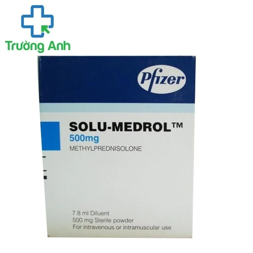 Solu-Medrol 500mg Pfizer - Thuốc chống viêm hiệu quả của Bỉ 