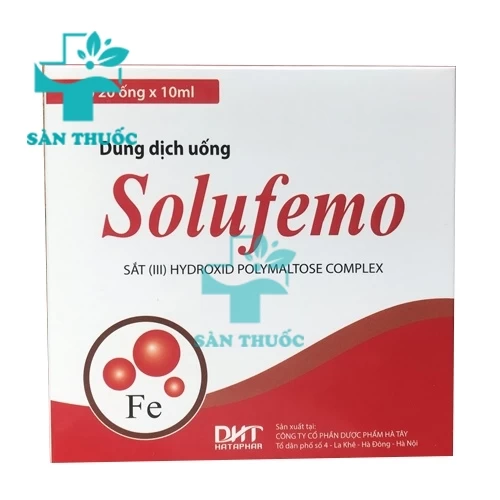 Solufemo- Thuốc điều trị bệnh thiếu máu do thiếu sắt của Hataphar