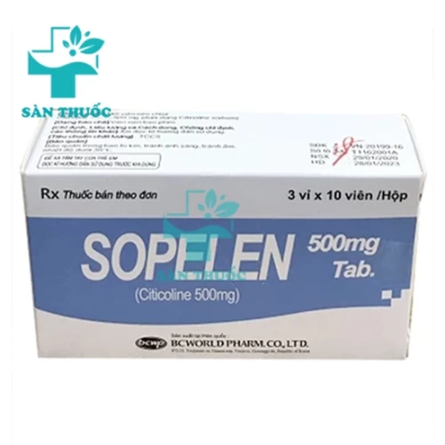 Sopelen 500mg - Thuốc điều trị rối loạn tuần hoàn não hiệu quả