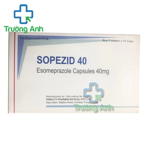 Sopezid 40 Kwality - Thuốc điều trị viêm loét dạ dày của Ấn Độ