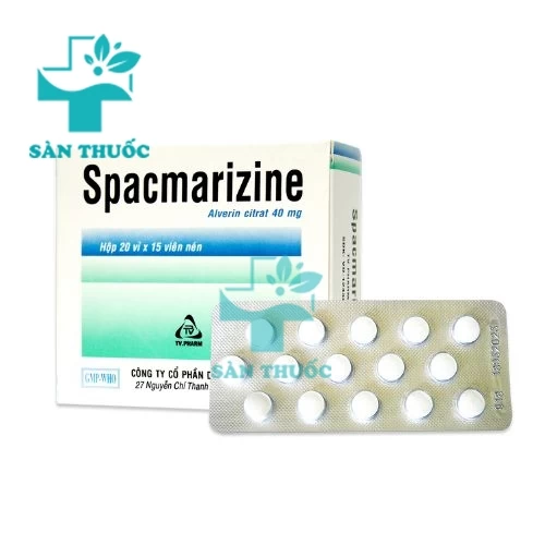 Spacmarizine TV.Pharm - Chống đau do co thắt cơ trơn ở đường tiêu hóa