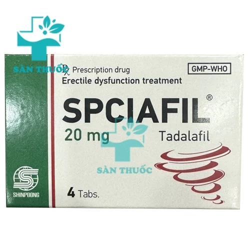 Spciafil - Thuốc điều trị rối loạn cương dương ở nam giới