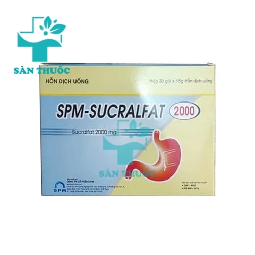 SPM-Sucralfat 2000mg - Điều trị viêm dạ dày mạn tính