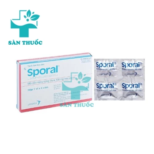 Sporal 100mg - Thuốc điều trị nhiễm nấm hiệu quả