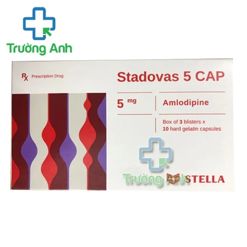 Stadovas 5 Cap Stellapharm - Thuốc điều trị tăng huyết áp vô căn