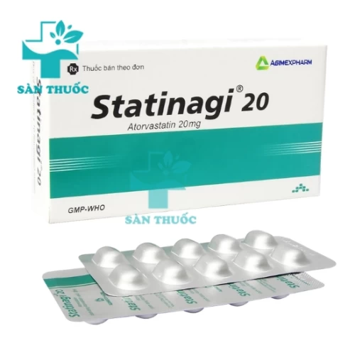 Statinagi 20 - Thuốc làm giảm Cholesterol toàn phần hiệu quả