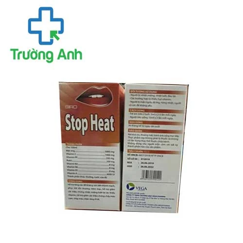 Stop Heat - Giúp giảm triệu chứng viêm loét miệng lưỡi hiệu quả