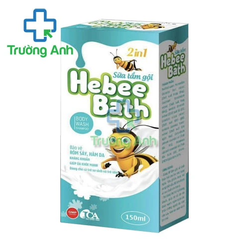Sữa tắm gội Hebee Bath - Giúp bảo vệ làn da của trẻ