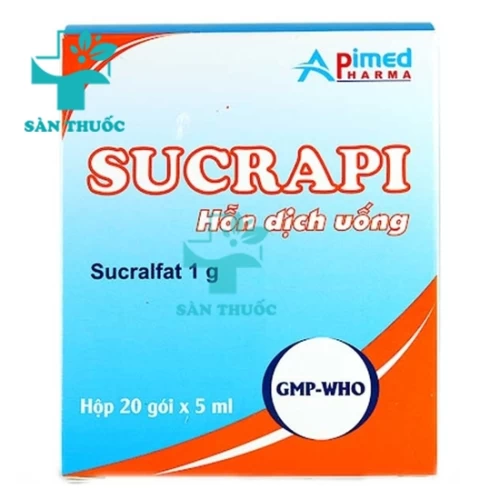 Sucrapi - Thuốc điều trị viêm loét dạ dày tá tràng của Apimed