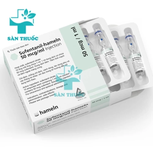 Sufentanil-hameln 50mcg/ml - Thuốc giảm đau trong phẫu thuật hiệu quả
