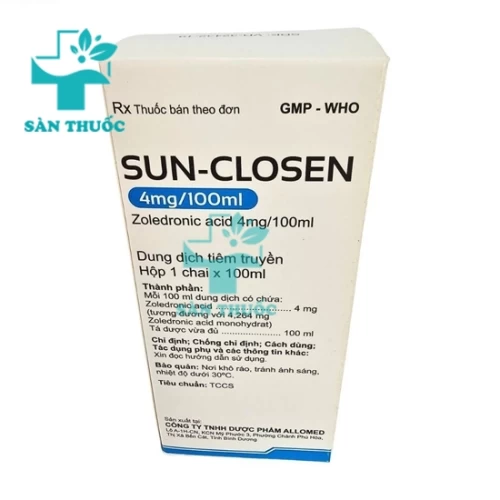 Sun-closen 4mg/100ml - Thuốc điều trị ung thư xương hiệu quả