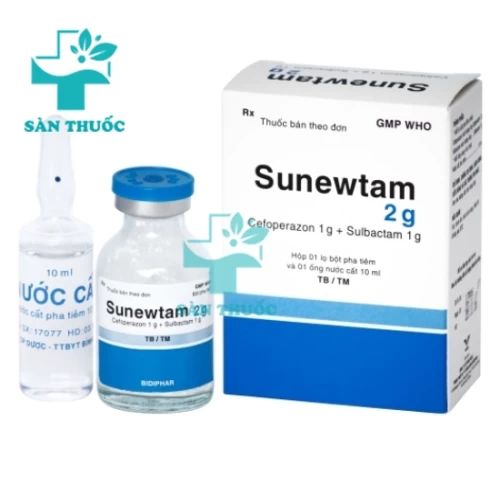 Sunewtam 2g - Thuốc điều trị nhiễm khuẩn của Bidiphar