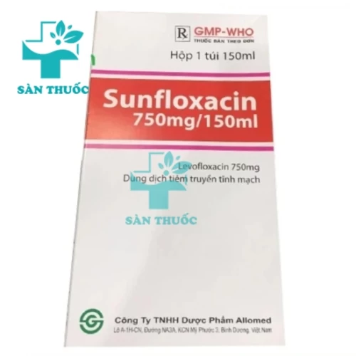 Sunfloxacin 750mg/150ml - Thuốc điều trị nhiễm khuẩn hiệu quả