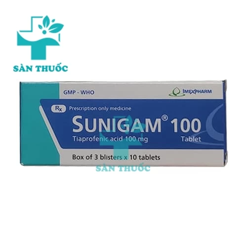 SUNIGAM 100 - Thuốc điều trị viêm thấp khớp của Imexpharm