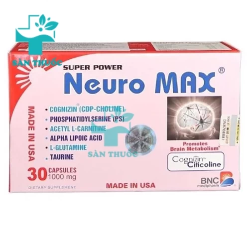 Super Power Neuro Max - Hỗ trợ tăng cường tuần hoàn não hiệu quả
