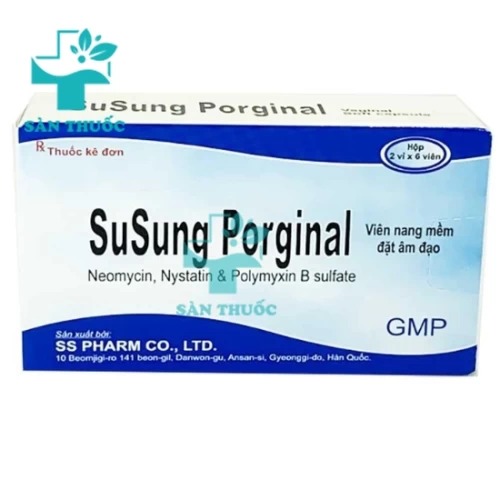 Susung porginal - Thuốc điều trị viêm âm đạo hiệu quả