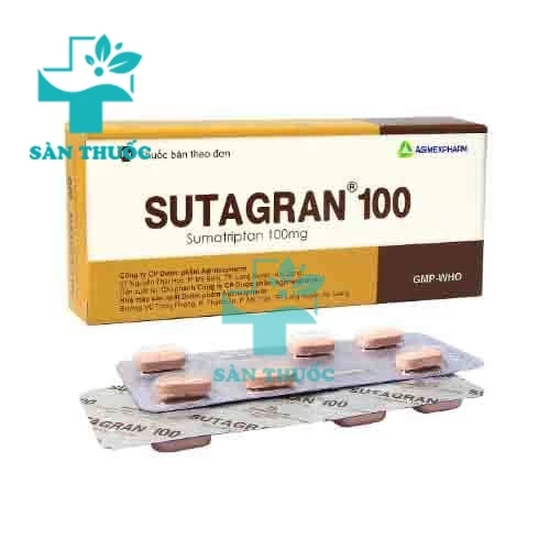 SUTAGRAN 100 - Thuốc trị đau nửa đầu hiệu quả của Agimexpharm