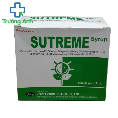 Sutreme - Thuốc trị viêm đường hô hấp cho trẻ em
