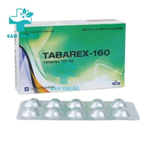 Tabarex-160 Davipharm - Thuốc trị tăng huyết áp dạng uống