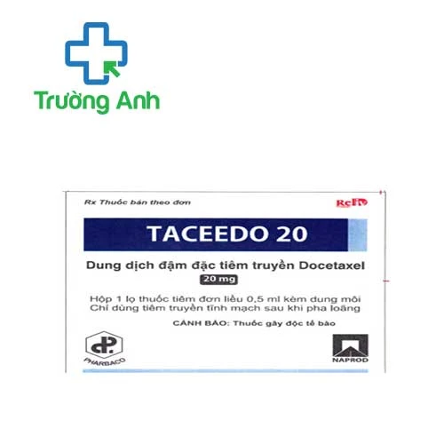 Taceedo 20 Pharbaco - Thuốc điều trị các bệnh ung thư hiệu quả
