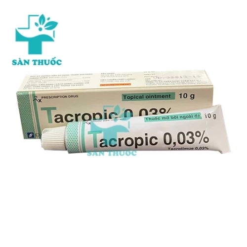 Tacropic 0,03% - Thuốc mỡ điều trị viêm da dị ứng của Davipharm