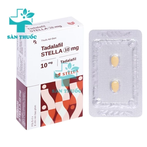 Tadalafil Stella 10mg - Thuốc trị rối loạn cương dương hiệu quả