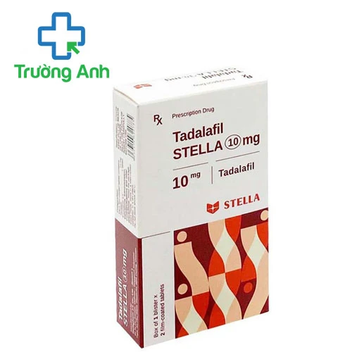 Tadalafil Stella 10mg - Thuốc trị rối loạn cương dương hiệu quả