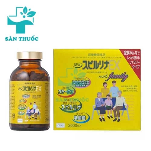 Tảo xoắn vàng Spirulina Ex Family - Hỗ trợ tăng cường sức khỏe