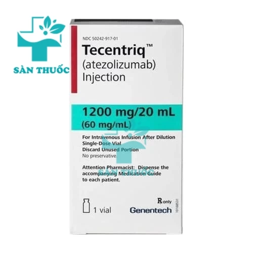 Tecentriq 1200mg/20ml - Điều trị ung thư phổi - tiết niệu của Roche