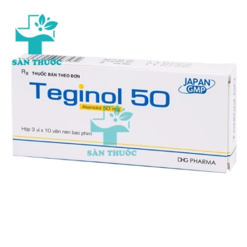Teginol 50 DHG Pharma - Thuốc điều trị tăng huyết áp