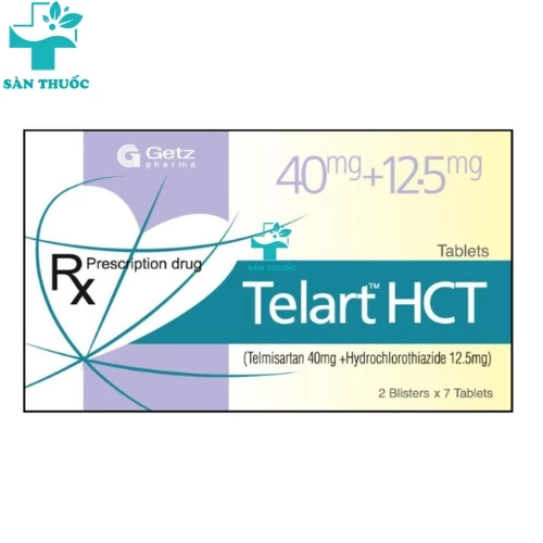 Telart HCT Tablets 40mg + 12,5mg Getz Pharma