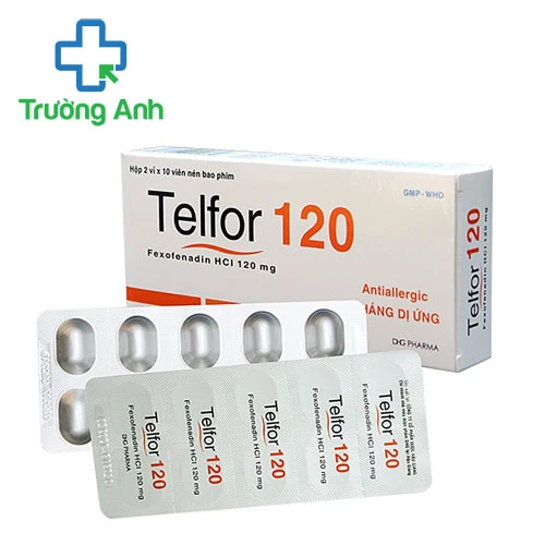 Telfor 120 DHG - Thuốc điều trị viêm mũi dị ứng, mày đay mạn tính