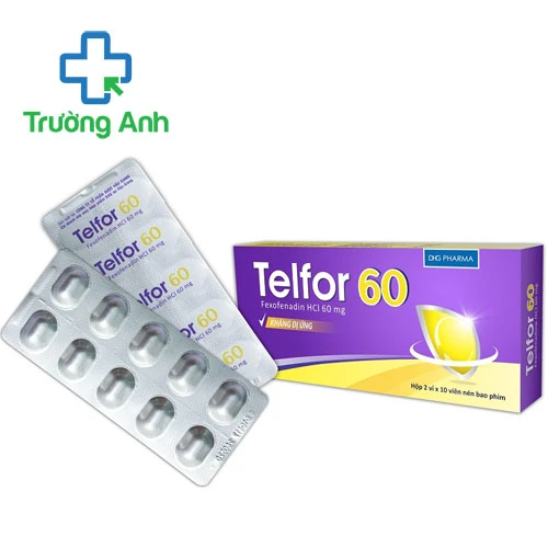Telfor 60 DHG - Thuốc điều trị viêm mũi dị ứng, mày đay