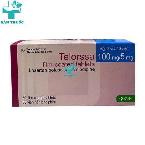 Telorssa 100mg/5mg - Losartan 100mg + Amlodipin 5mg KRKA