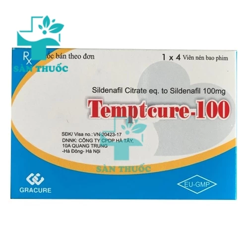 Temptcure-100 - Thuốc điều trị rối loạn cương dương của Gracure