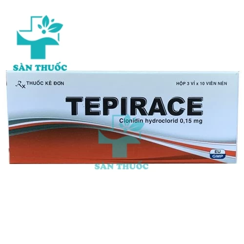 Tepirace - Thuốc điều trị bệnh huyết áp hiệu quả của Davipharm